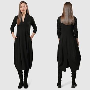 Alembika Essential Pockets Cocoon Dress Womens Size 8